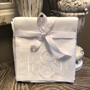 Monogrammed Pillowcases with your initials